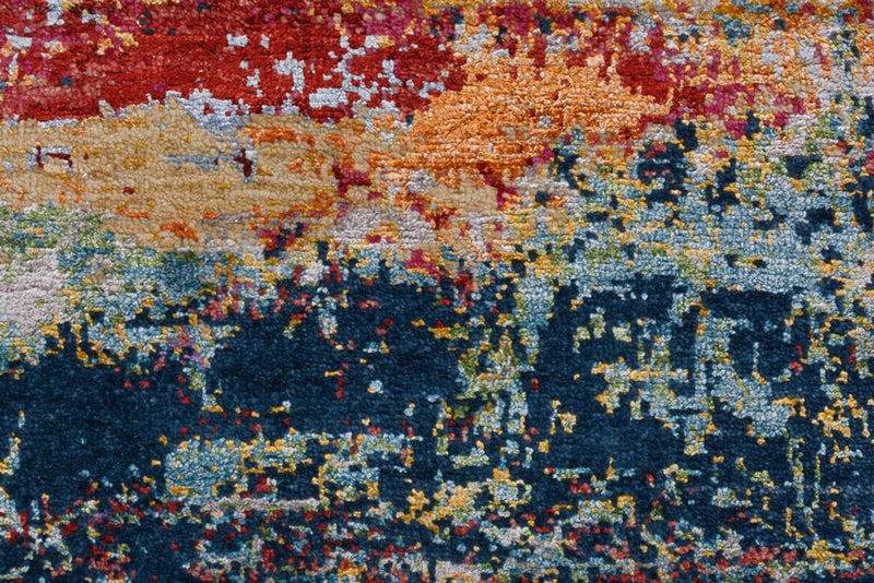 Tapis design - 182 x 119 cm - multicolore
