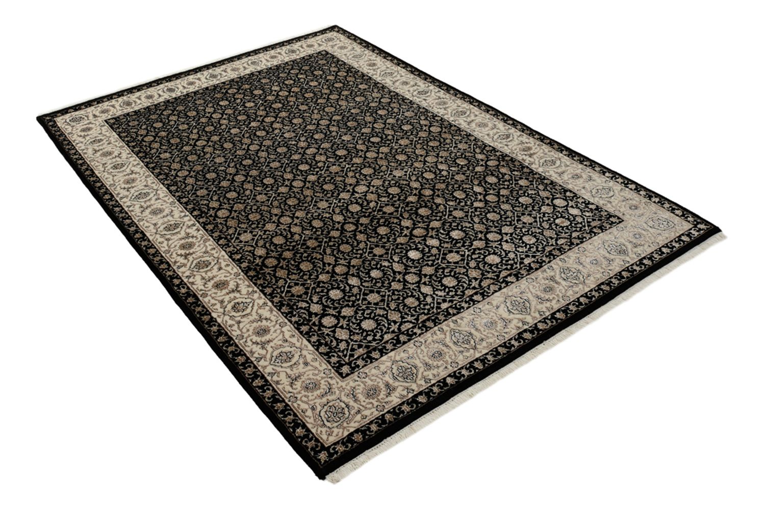 Tapis oriental - Bidjar - Indus - 202 x 139 cm - beige foncé