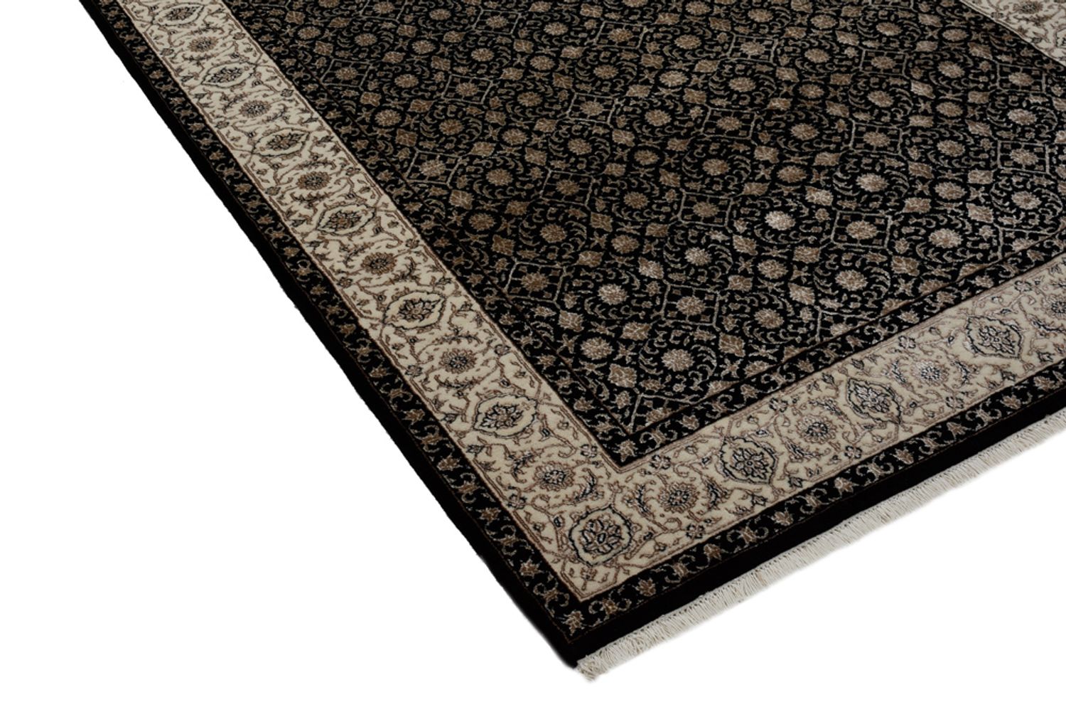 Tapis oriental - Bidjar - Indus - 202 x 139 cm - beige foncé