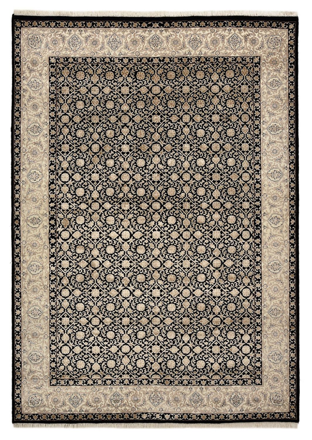 Tapis oriental - Bidjar - Indus - 200 x 142 cm - beige foncé