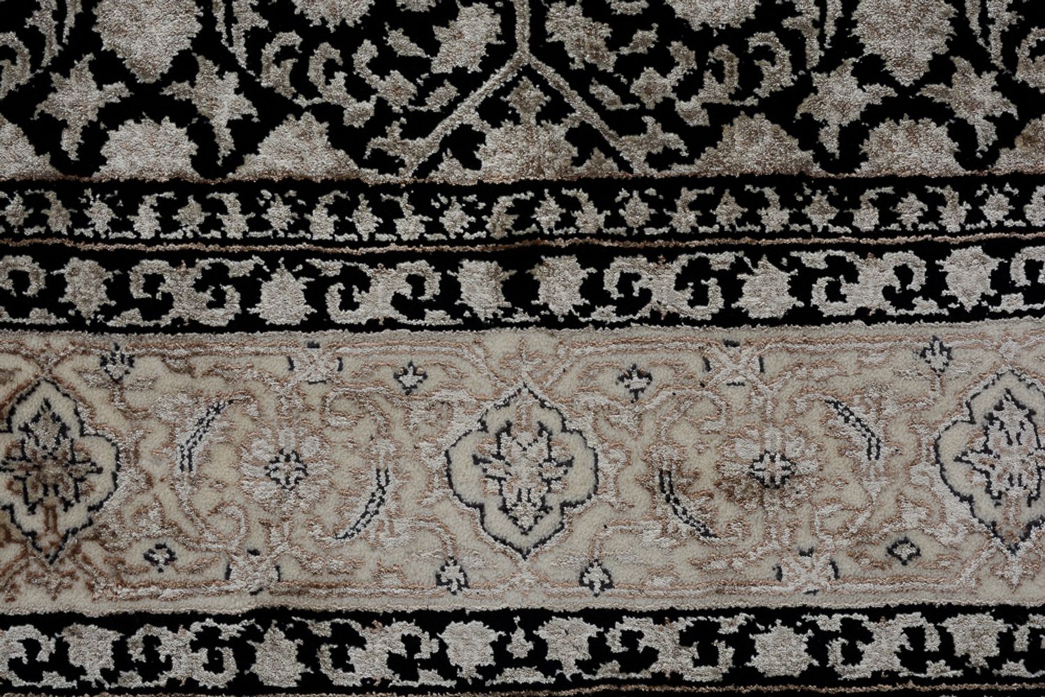 Tapis oriental - Bidjar - Indus - 204 x 139 cm - beige foncé