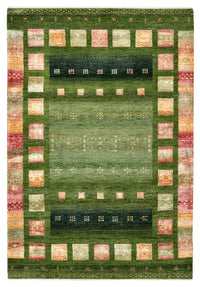 Tapis Gabbeh - Loribaft Indus - 154 x 106 cm - vert