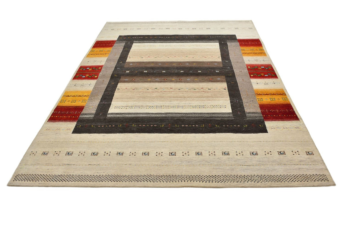 Tapis Gabbeh - Loribaft Indus - 347 x 254 cm - beige clair