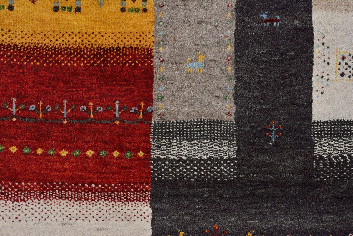 Tapis Gabbeh - Loribaft Indus - 347 x 254 cm - beige clair