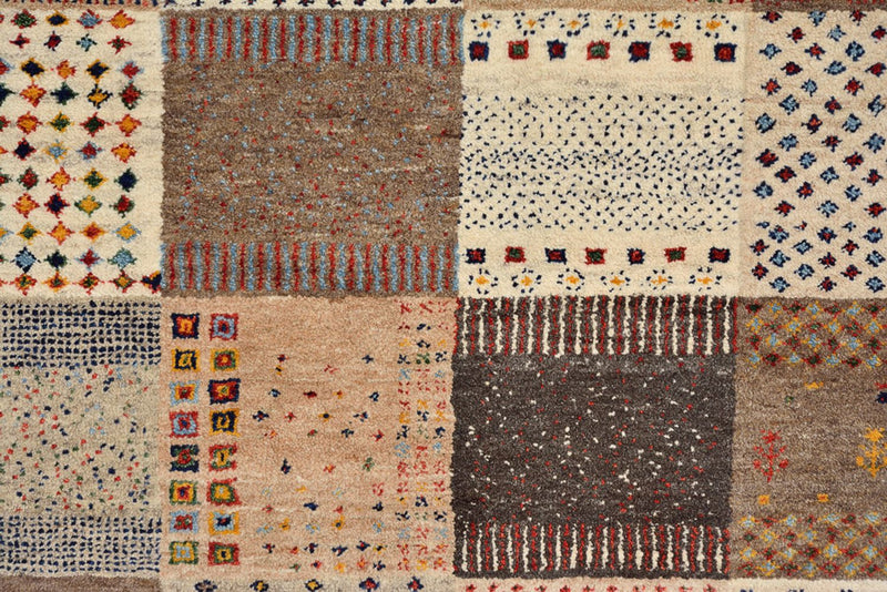 Tapis Gabbeh - Loribaft Indus - 308 x 200 cm - beige foncé