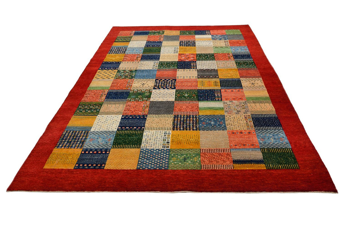 Tapis Gabbeh - Loribaft Indus - 305 x 203 cm - multicolore