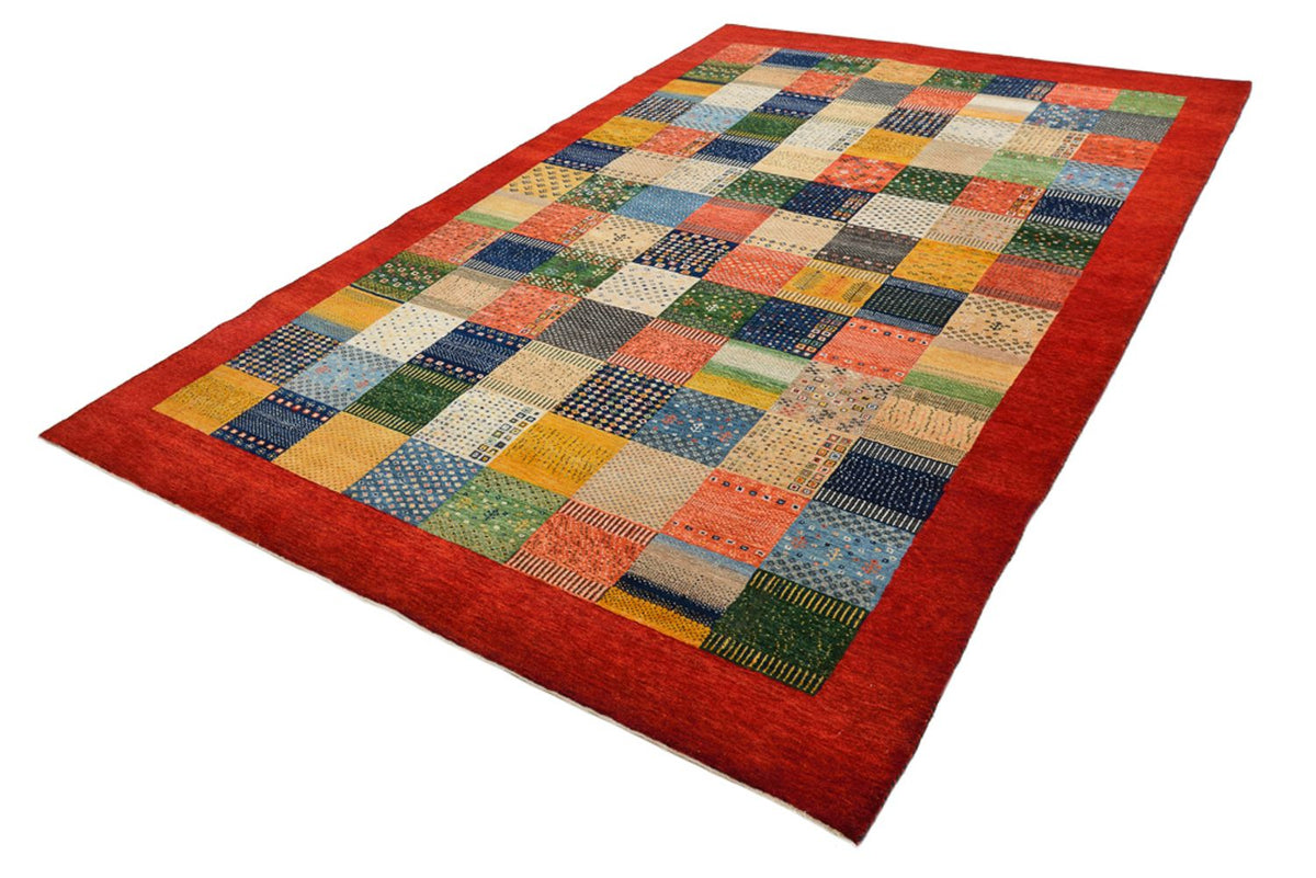 Tapis Gabbeh - Loribaft Indus - 305 x 203 cm - multicolore