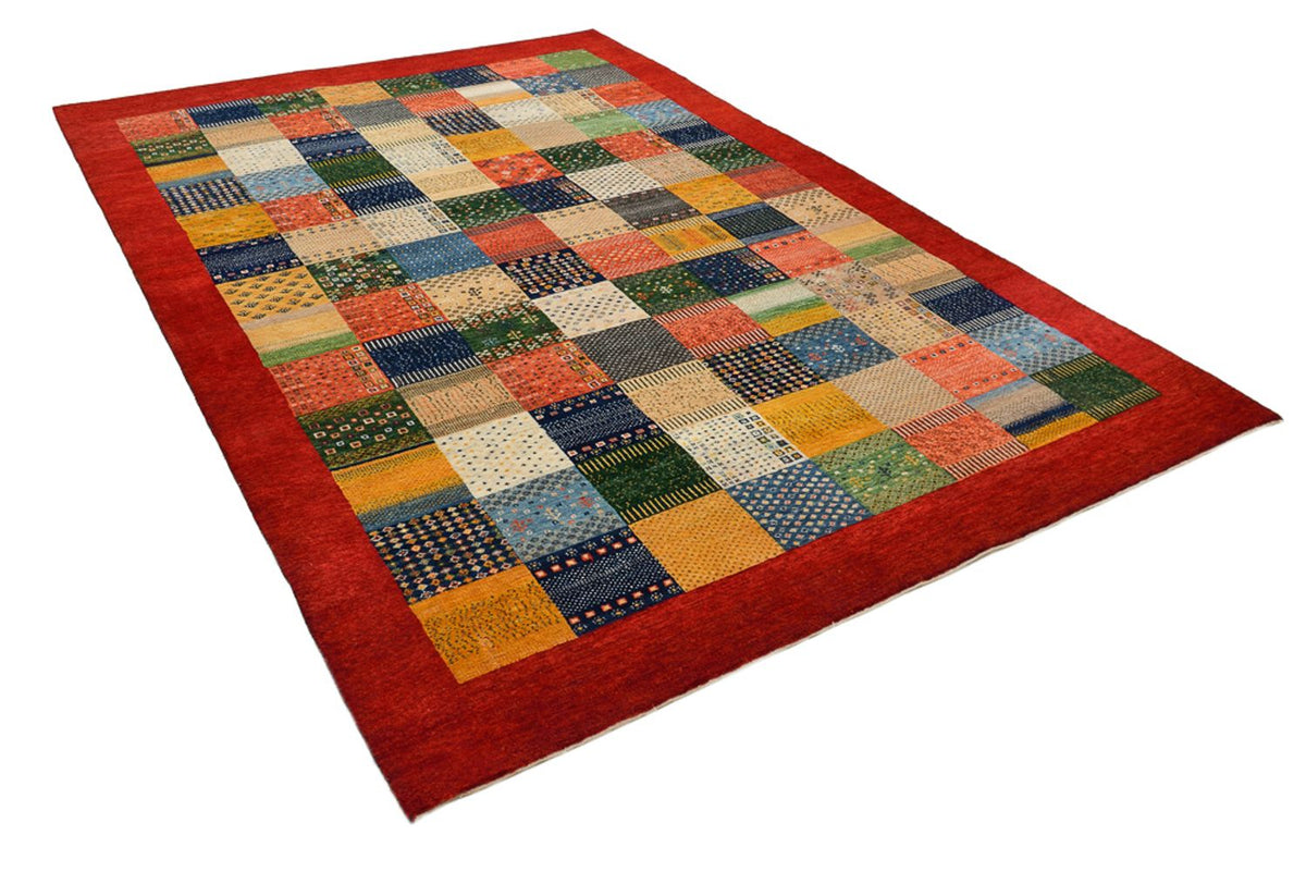 Tapis Gabbeh - Loribaft Indus - 305 x 203 cm - multicolore