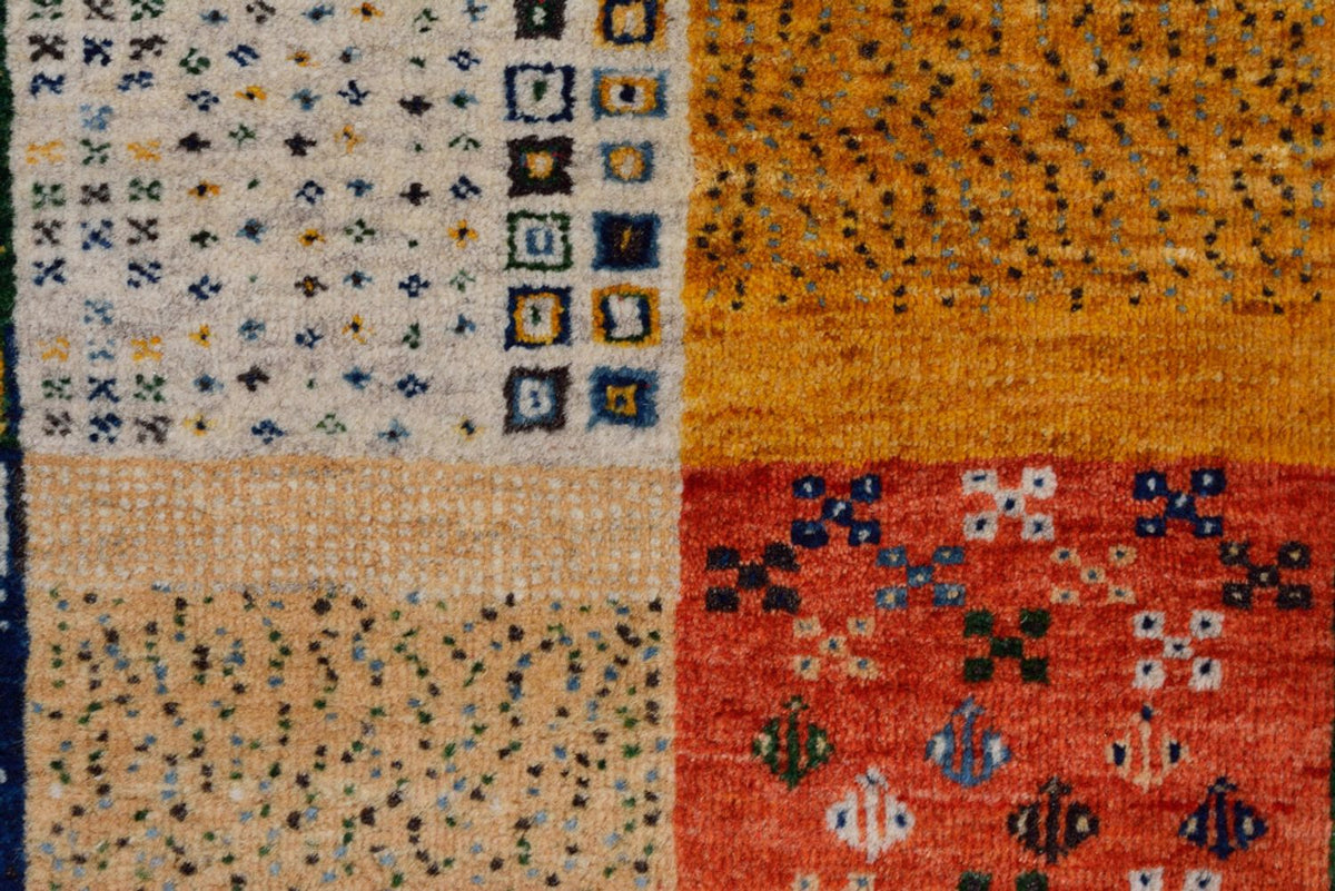 Tapis Gabbeh - Loribaft Indus - 305 x 203 cm - multicolore