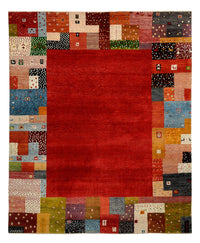 Tapis Gabbeh - Loribaft Indus - 294 x 247 cm - rouge