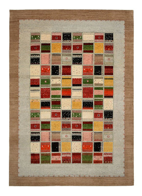 Tapis Gabbeh - Loribaft Indus - 340 x 243 cm - multicolore