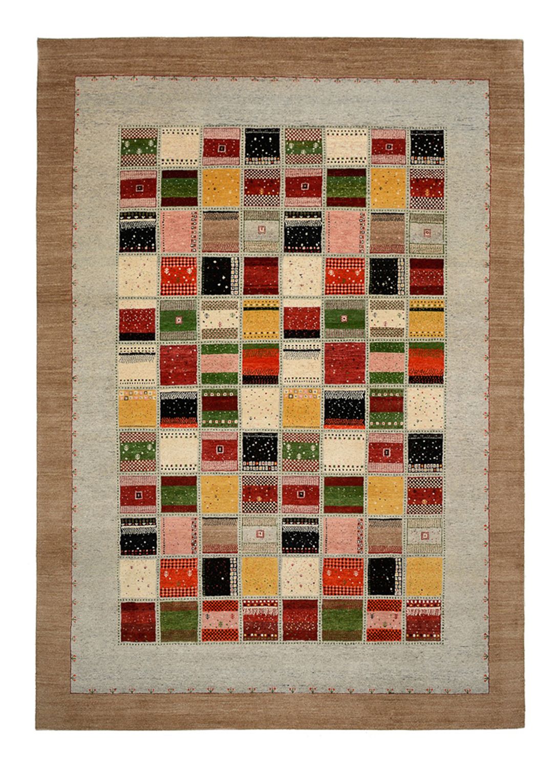 Tapis Gabbeh - Loribaft Indus - 340 x 243 cm - multicolore