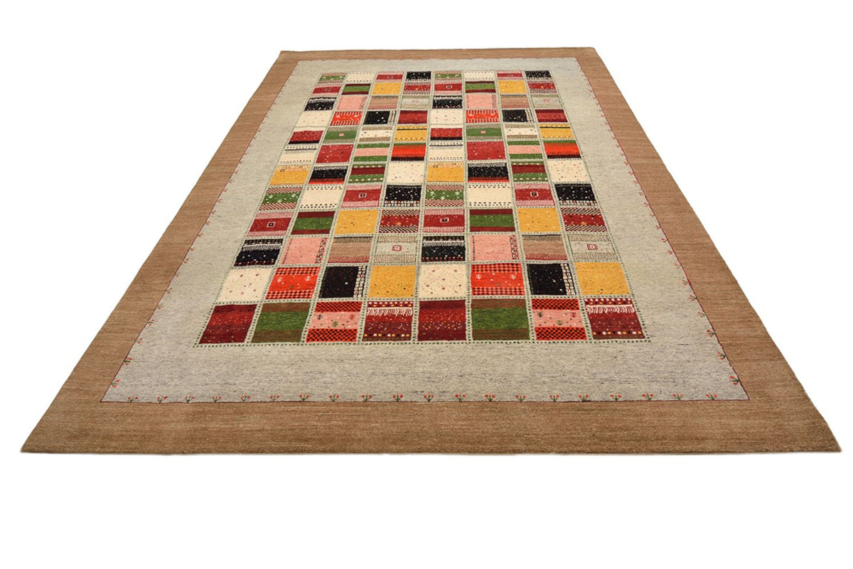 Tapis Gabbeh - Loribaft Indus - 340 x 243 cm - multicolore