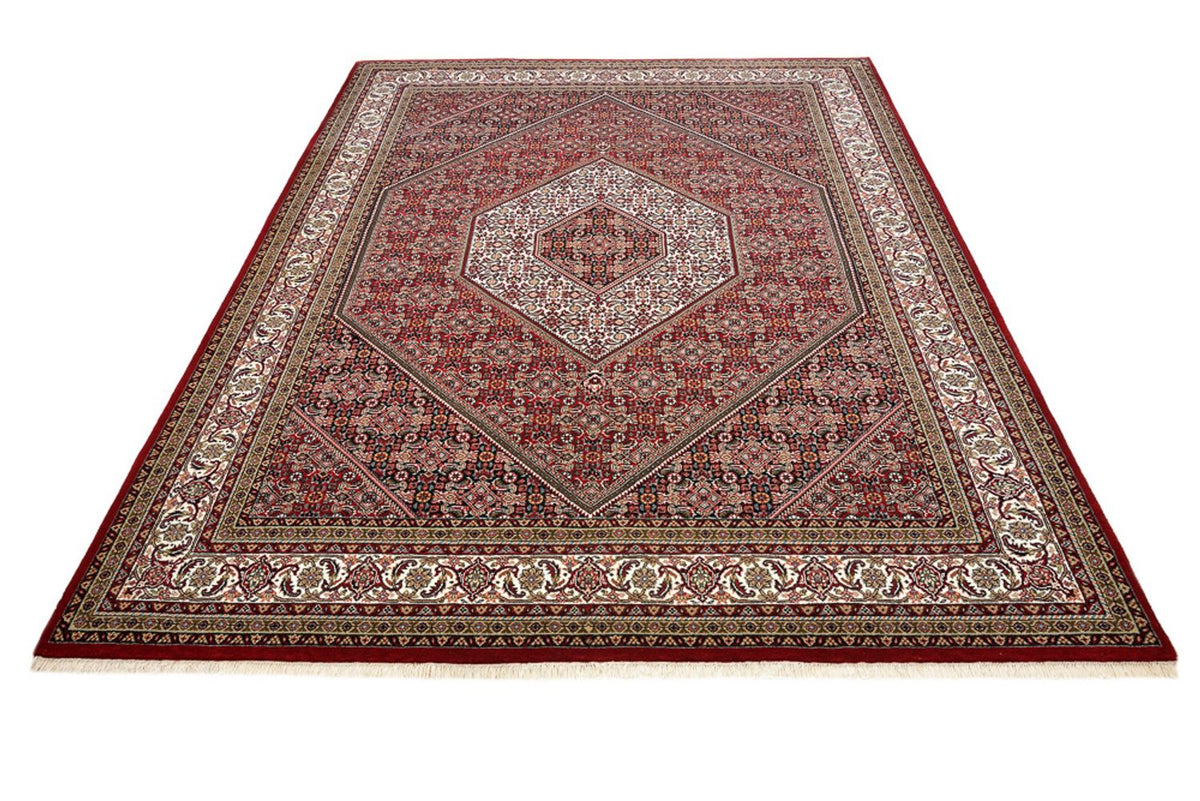 Tapis persan - Bidjar - Royal - 250 x 199 cm - rouge bordeaux