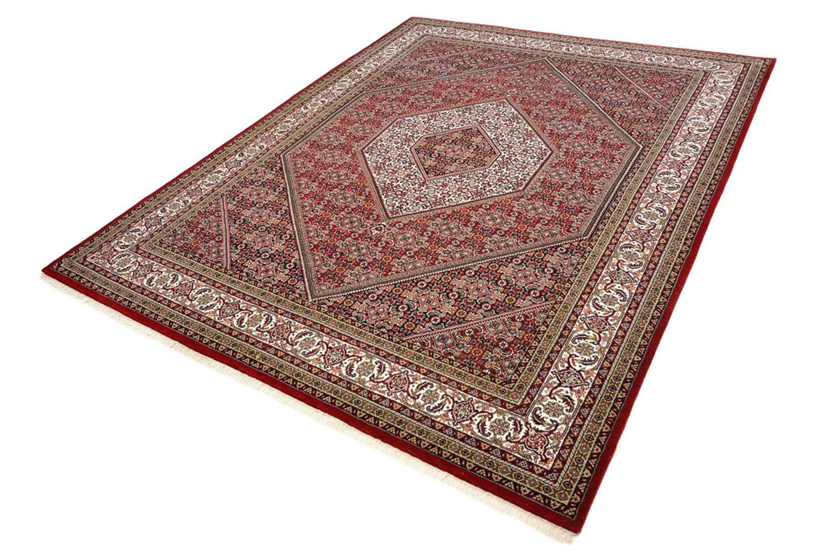 Tapis persan - Bidjar - Royal - 250 x 199 cm - rouge bordeaux