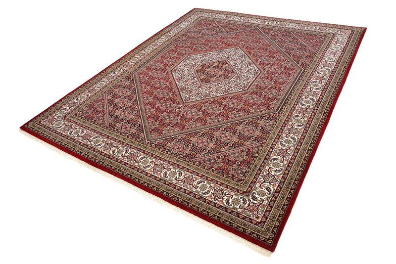 Tapis persan - Bidjar - Royal - 250 x 199 cm - rouge bordeaux