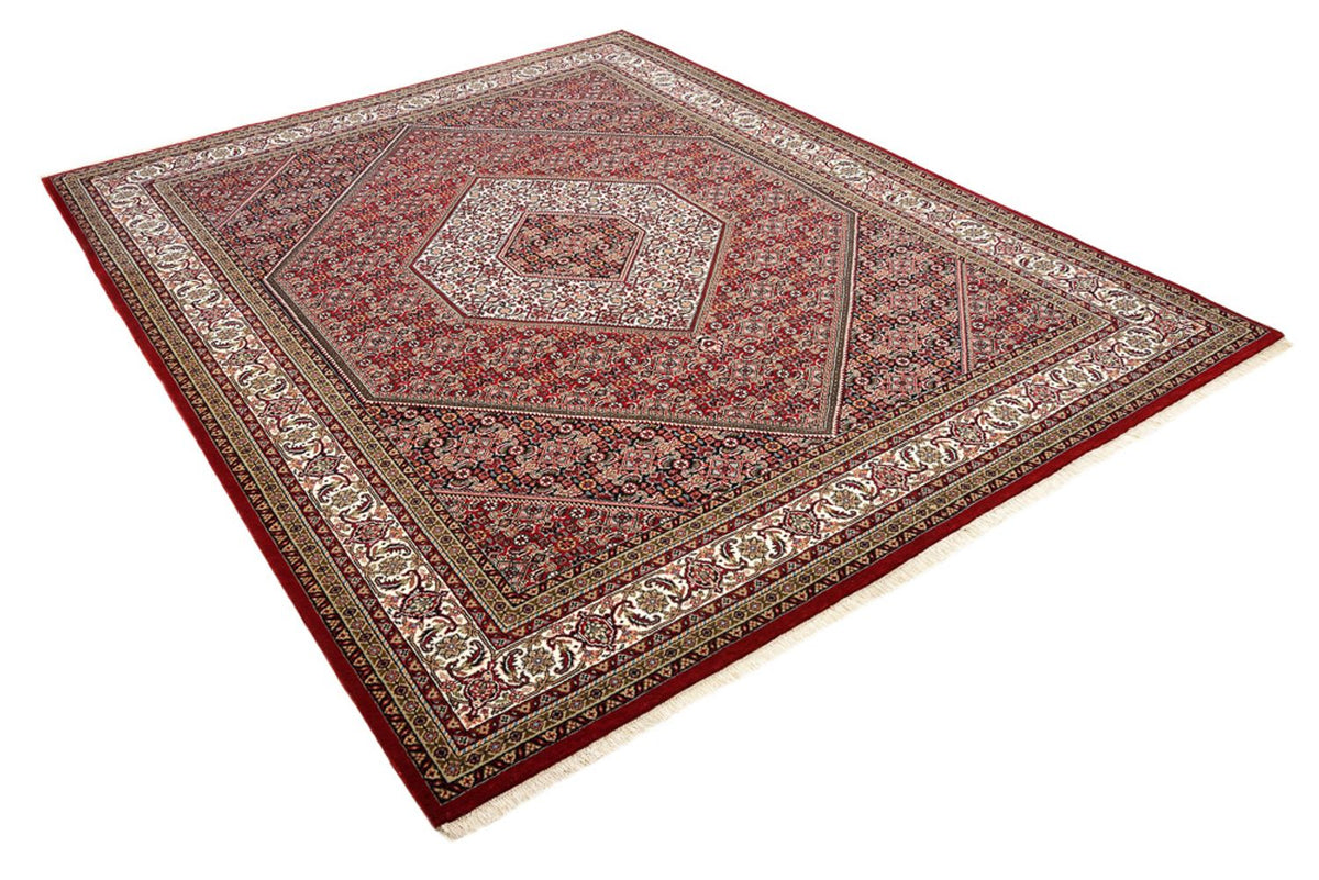 Tapis persan - Bidjar - Royal - 250 x 199 cm - rouge bordeaux