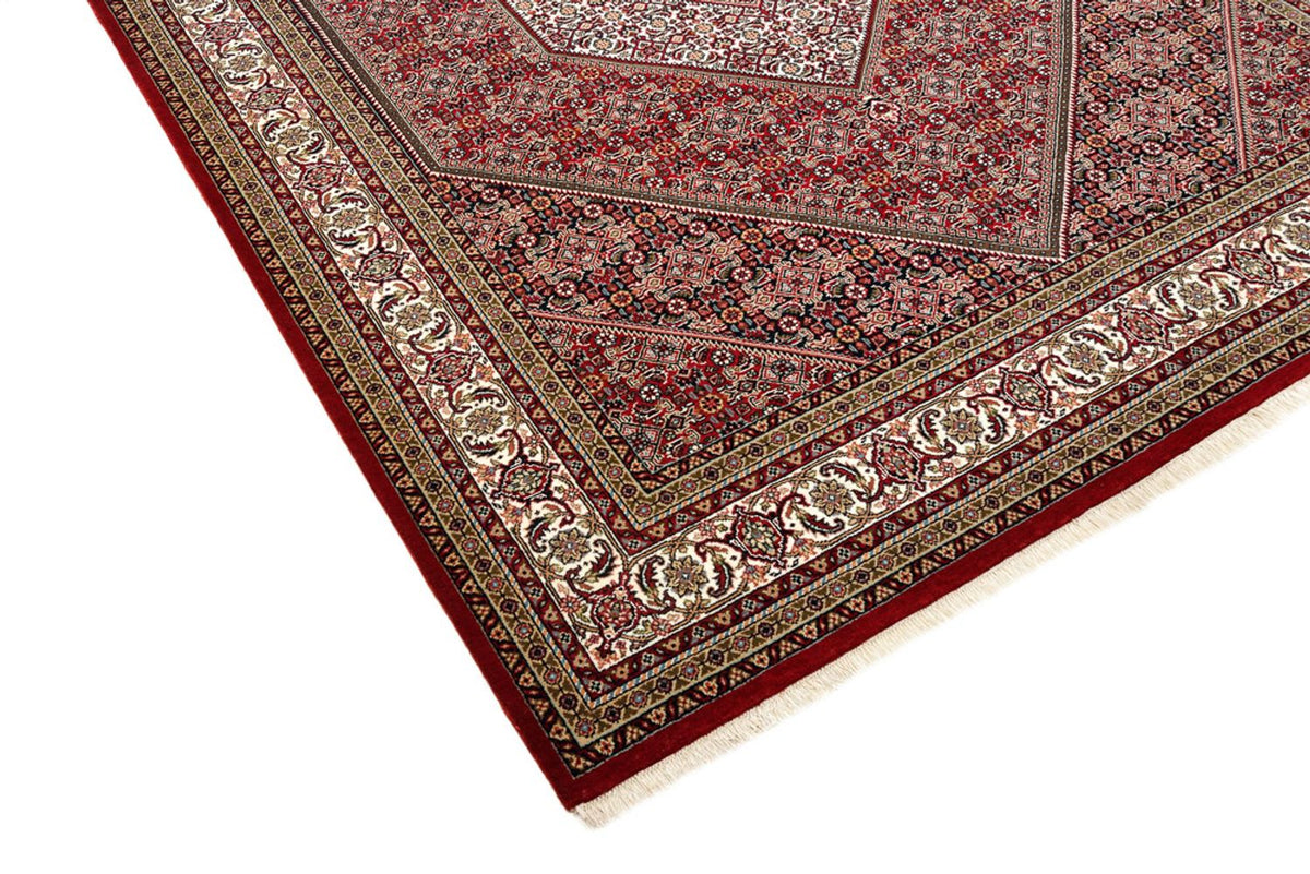 Tapis persan - Bidjar - Royal - 250 x 199 cm - rouge bordeaux