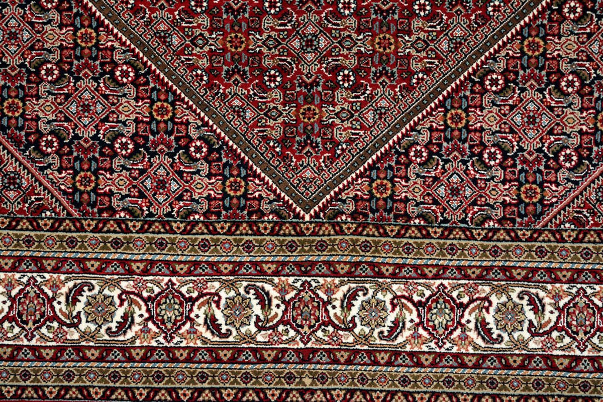 Tapis persan - Bidjar - Royal - 250 x 199 cm - rouge bordeaux
