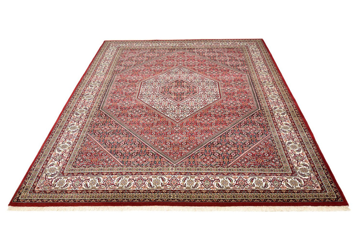 Tapis persan - Bidjar - Royal - 250 x 199 cm - rouge bordeaux