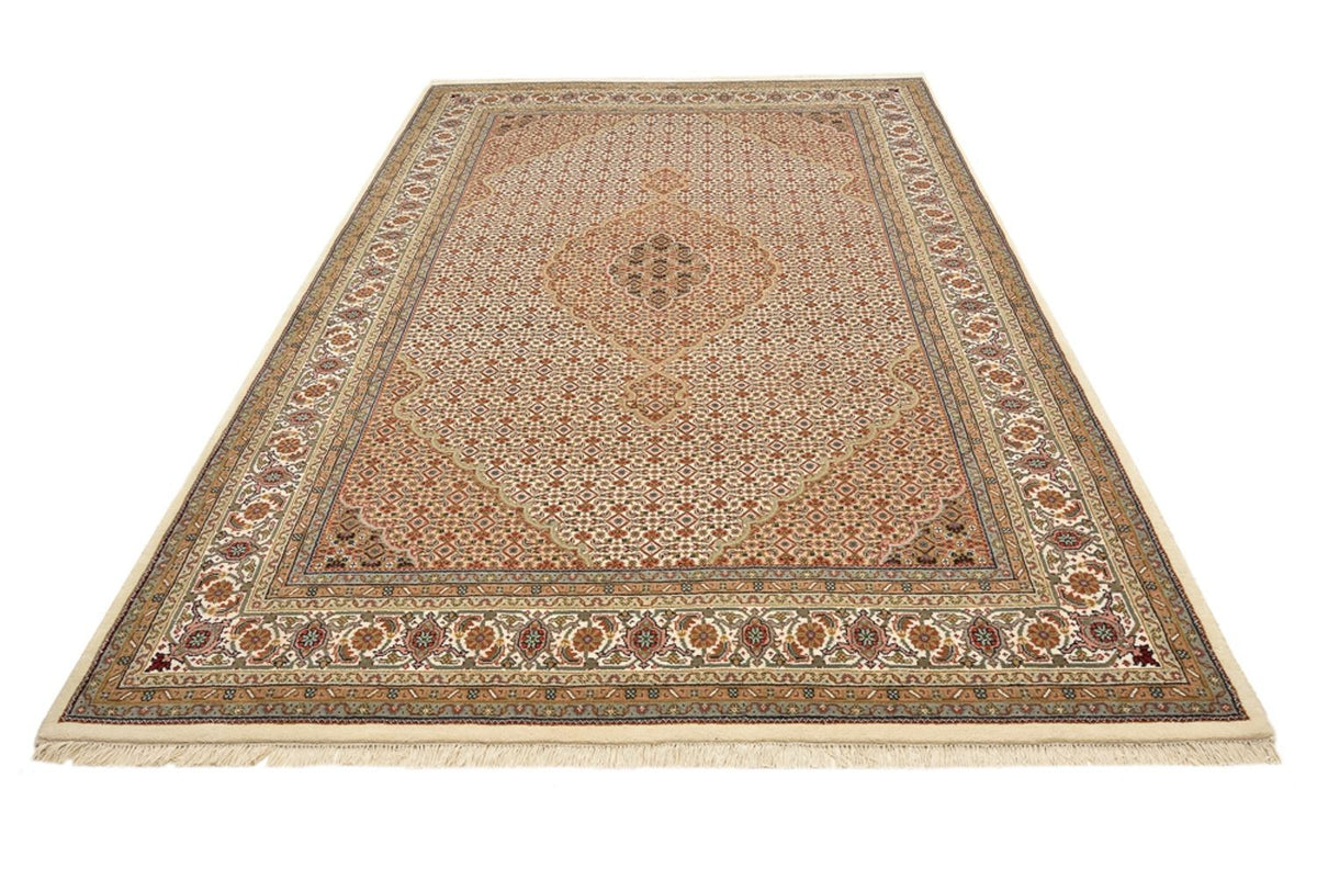Tapis oriental - Tabriz - 300 x 197 cm - beige foncé