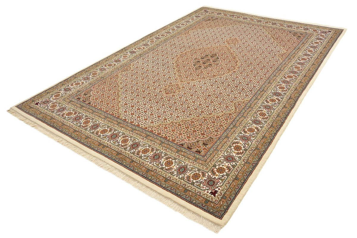 Tapis oriental - Tabriz - 300 x 197 cm - beige foncé