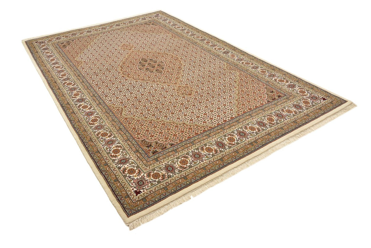 Tapis oriental - Tabriz - 300 x 197 cm - beige foncé