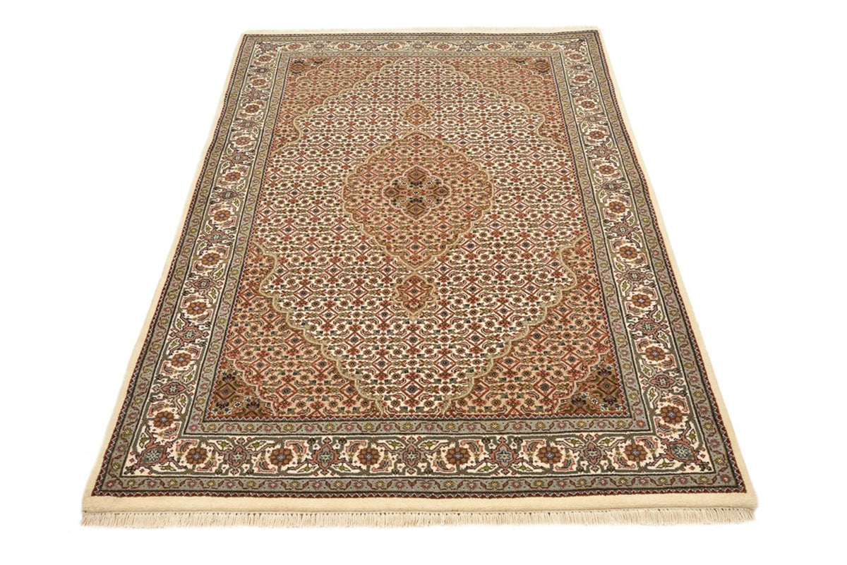 Tapis oriental - Tabriz - 177 x 125 cm - beige foncé