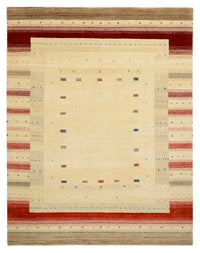 Tapis Gabbeh - Loribaft Indus - 248 x 195 cm - beige clair