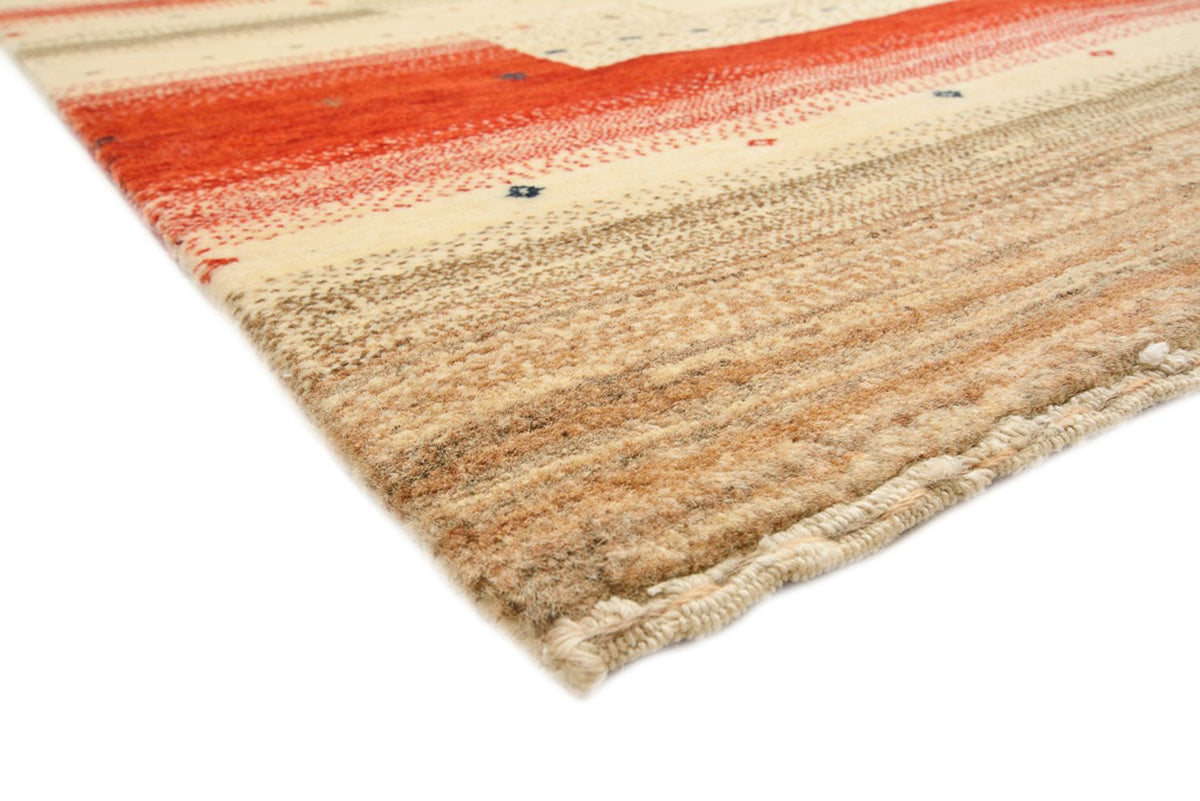 Tapis Gabbeh - Loribaft Indus - 248 x 195 cm - beige clair