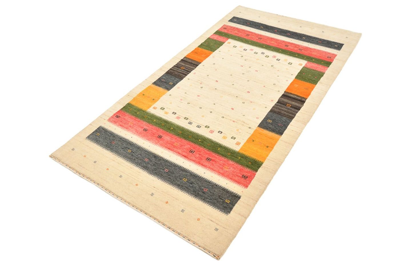 Tapis Loribaft indien Tapis 195x101cm - Tapis en laine