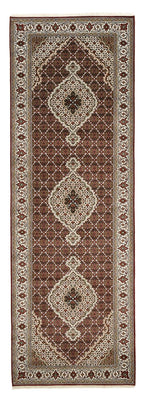 Tapis de couloir Tapis oriental - Tabriz - 362 x 122 cm - beige clair