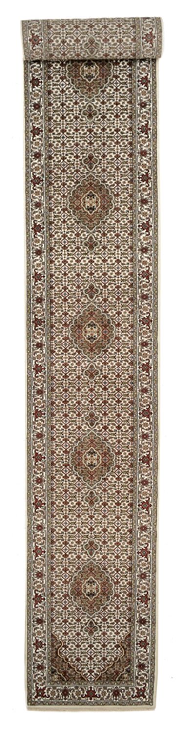 Tapis de couloir Tapis oriental - Tabriz - 602 x 81 cm - beige clair