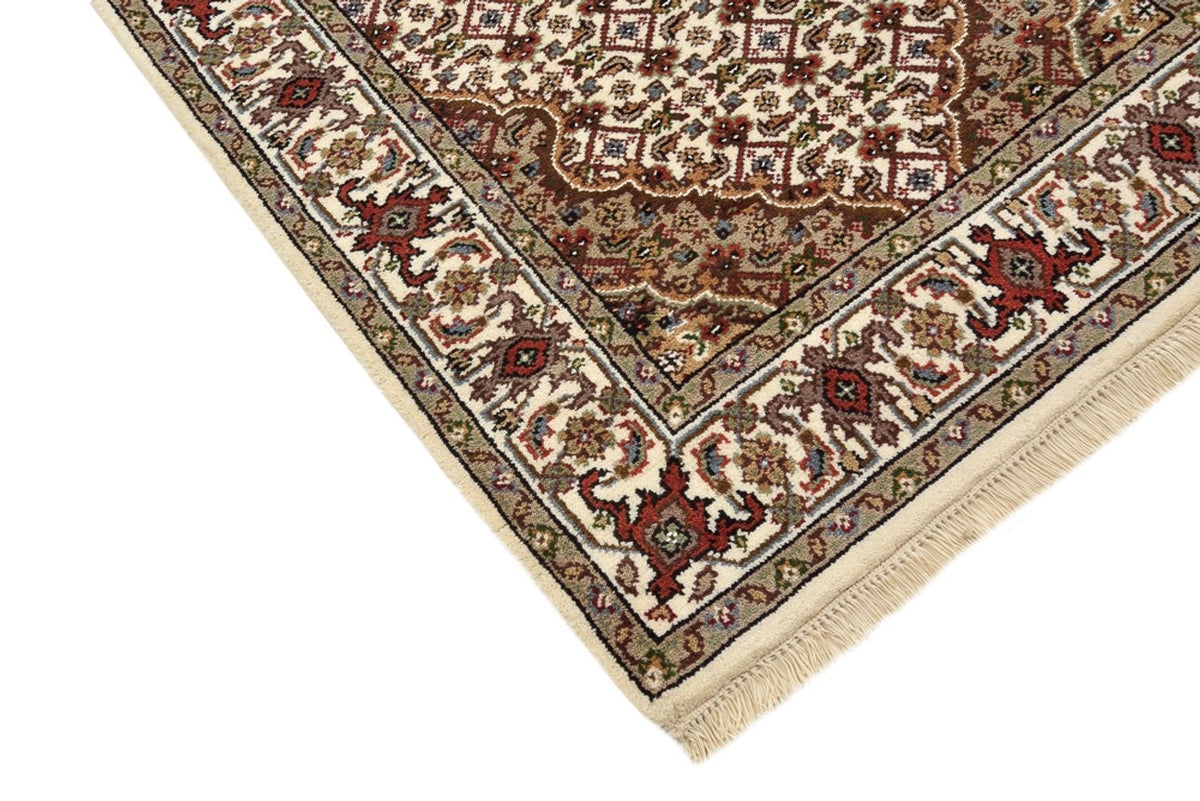 Tapis de couloir Tapis oriental - Tabriz - 602 x 81 cm - beige clair