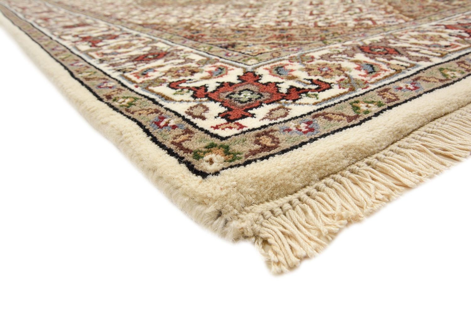 Tapis de couloir Tapis oriental - Tabriz - 602 x 81 cm - beige clair