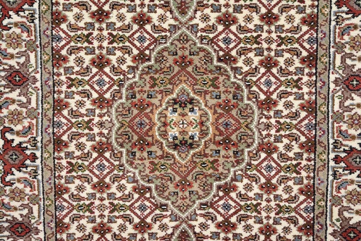 Tapis de couloir Tapis oriental - Tabriz - 602 x 81 cm - beige clair
