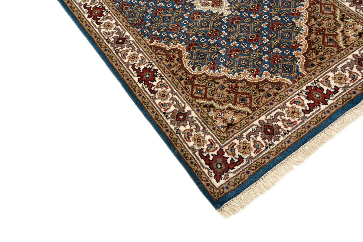 Tapis de couloir Tapis oriental - Tabriz - 454 x 79 cm - bleu foncé
