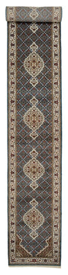 Tapis de couloir Tapis oriental - Tabriz - 615 x 79 cm - bleu foncé