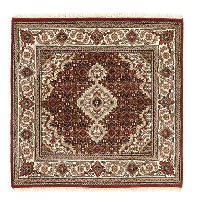 Tapis oriental - Tabriz - 93 x 89 cm - crème