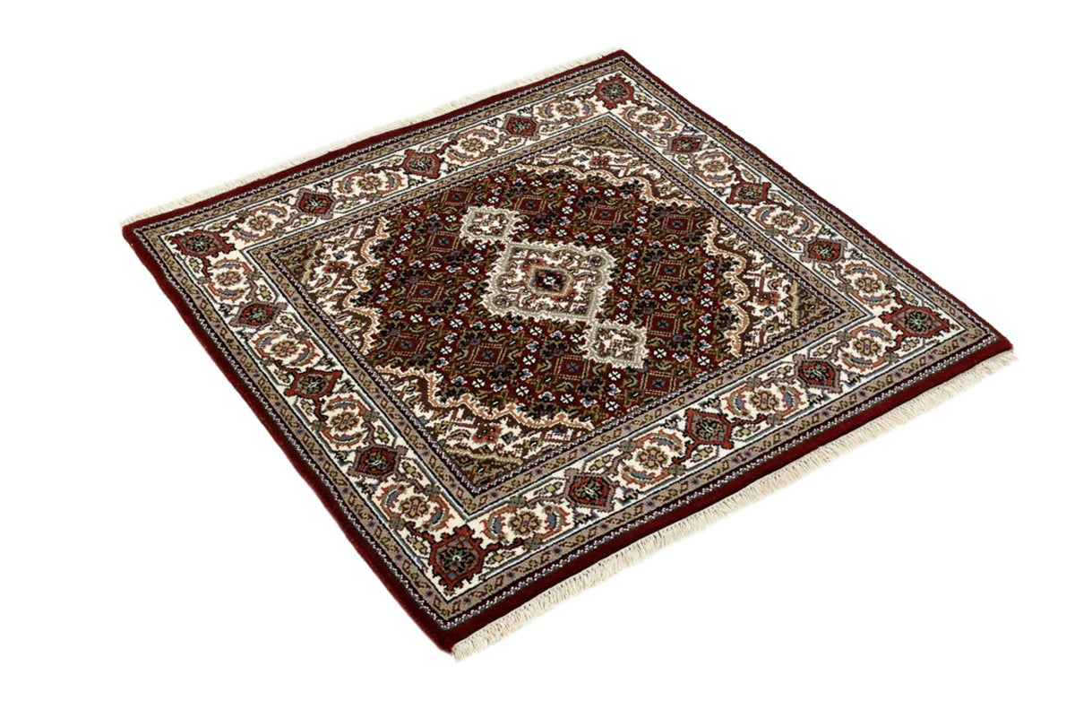 Tapis oriental - Tabriz - 93 x 89 cm - crème