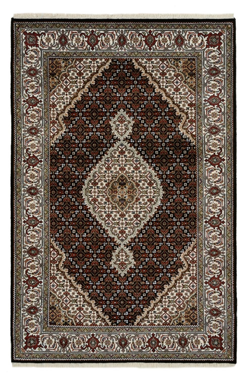 Tapis oriental - Tabriz - 183 x 121 cm - crème
