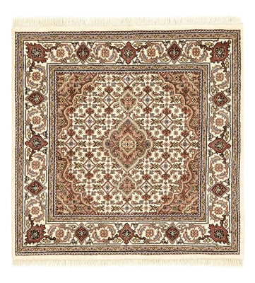 Tapis oriental - Tabriz - 92 x 89 cm - crème