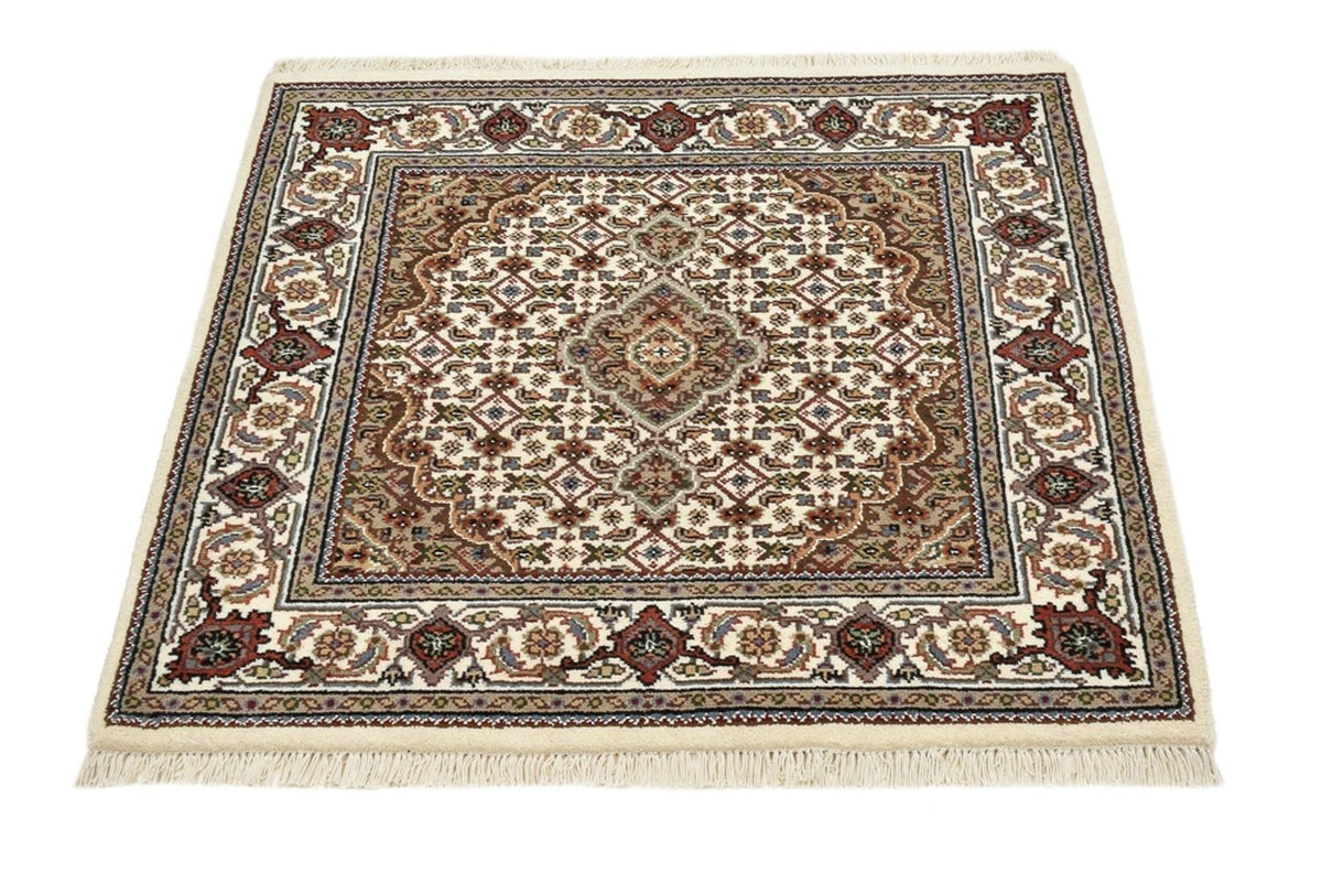 Tapis oriental - Tabriz - 92 x 89 cm - crème