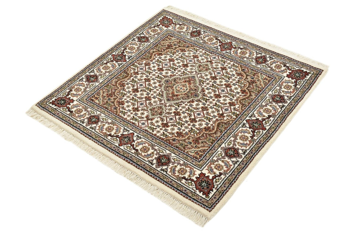 Tapis oriental - Tabriz - 92 x 89 cm - crème