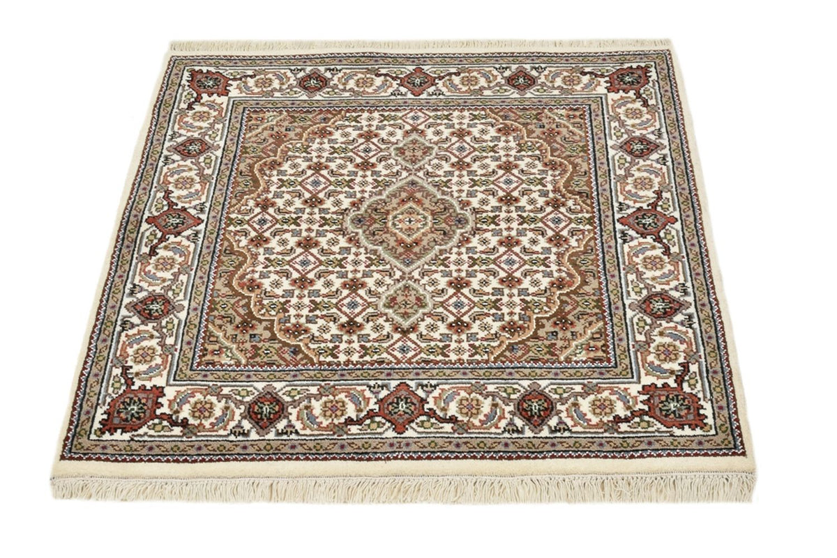 Tapis oriental - Tabriz - 92 x 89 cm - crème
