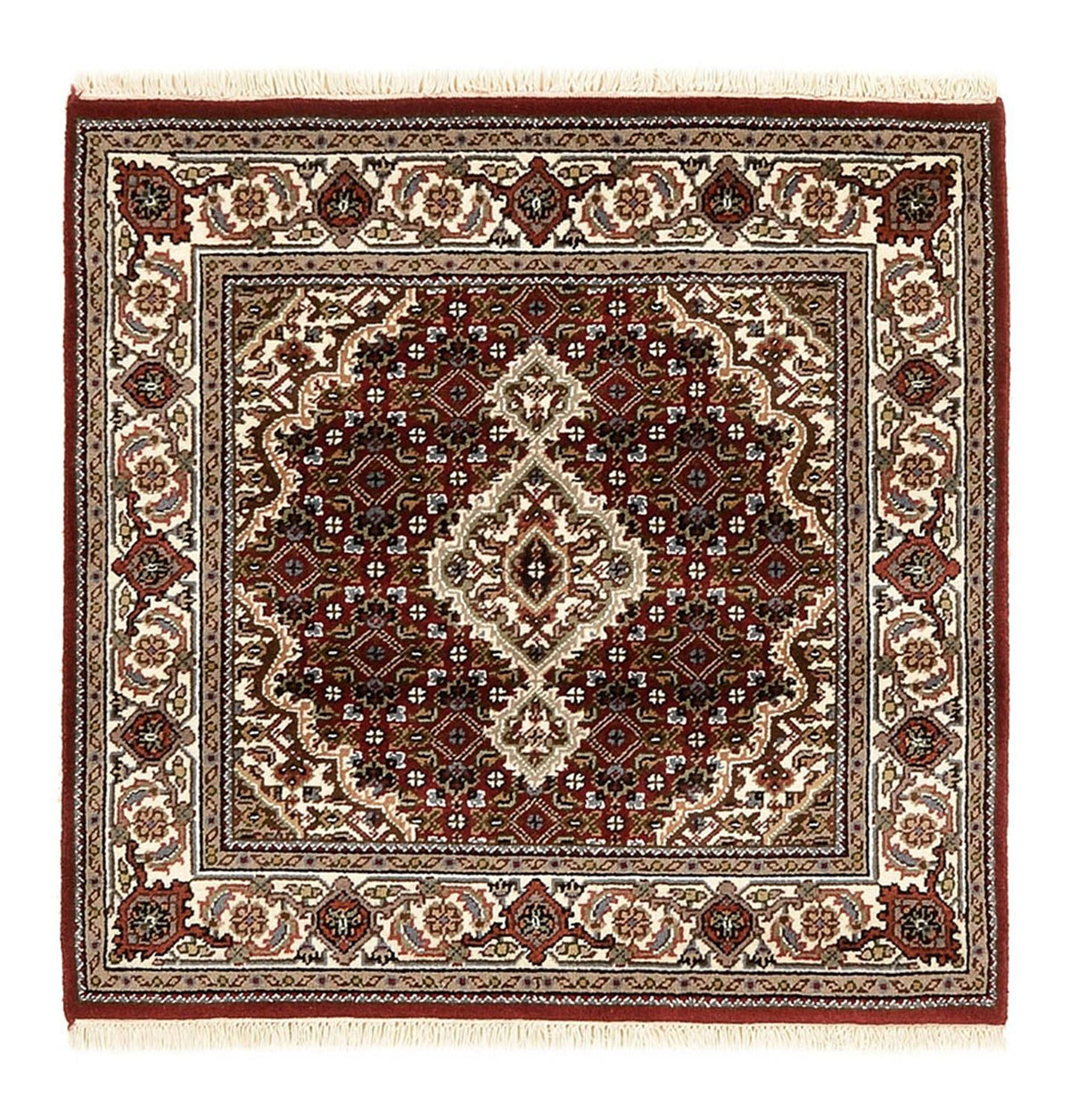 Tapis oriental - Tabriz - 94 x 89 cm - crème
