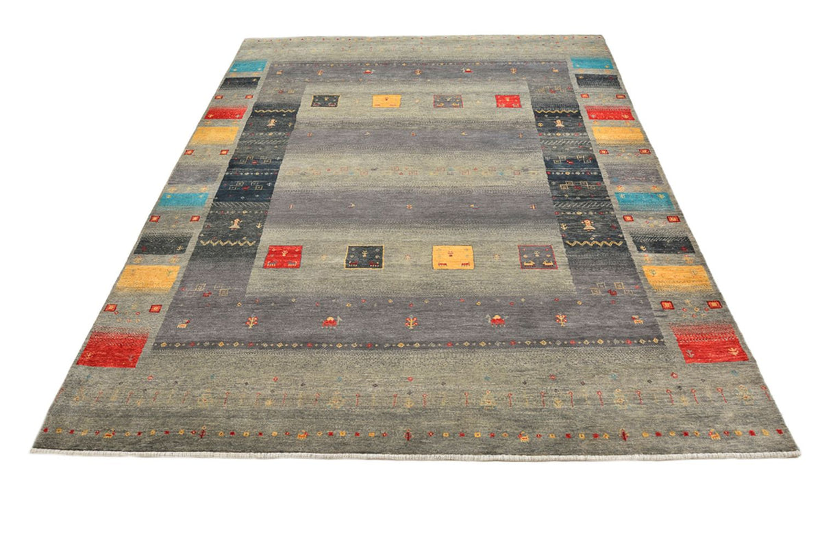 Tapis Gabbeh - Loribaft Indus - 241 x 175 cm - sable
