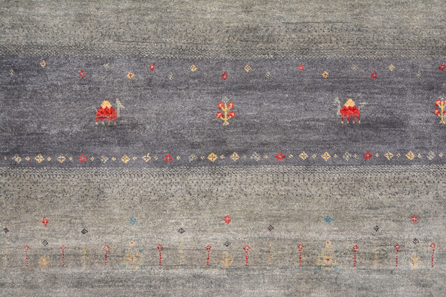 Tapis Gabbeh - Loribaft Indus - 241 x 175 cm - sable