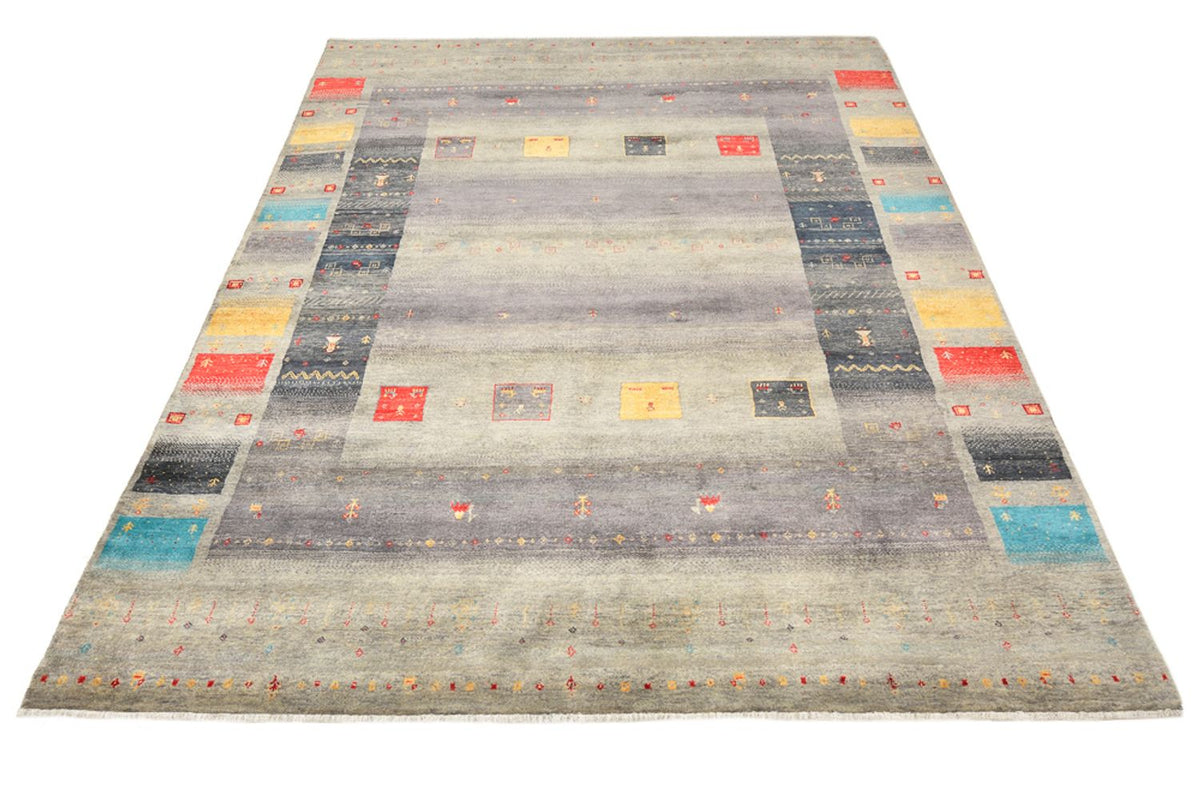 Tapis Gabbeh - Loribaft Indus - 241 x 175 cm - sable
