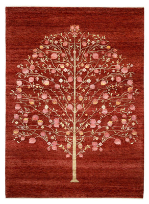 Tapis Gabbeh - Loribaft Indus - 243 x 176 cm - rouge